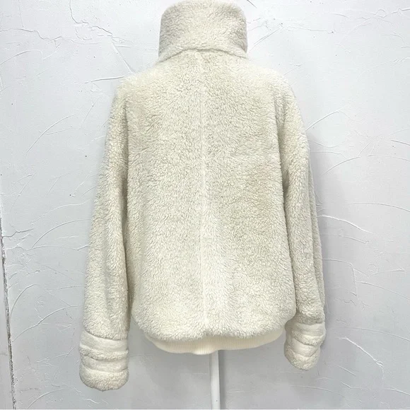 Athleta Willow Fleece Sherpa Bomber Jacket - Picture 8 of 15